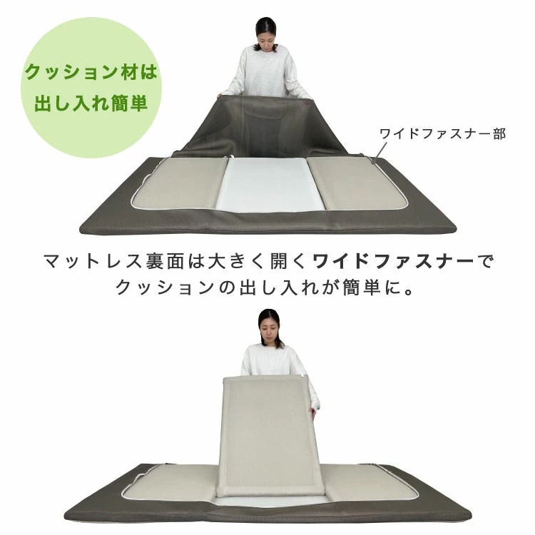 スゴ楽 マットレス smart シングルサイズ エアーラッセル ハニカム