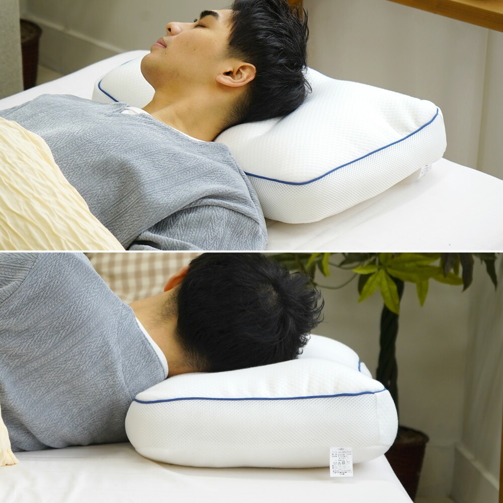 2層構造まくら 高さ7cm 使用イメージ