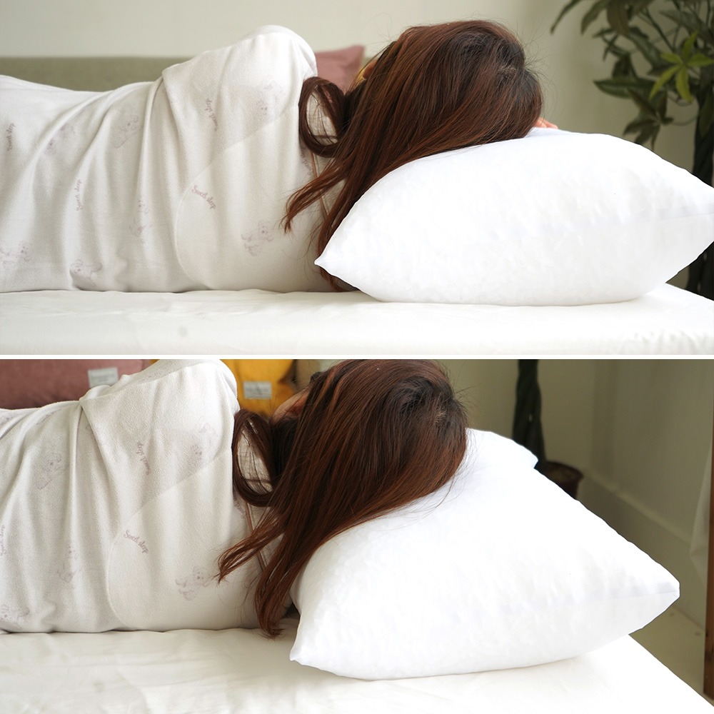 女性用パイプ枕 使用イメージ
