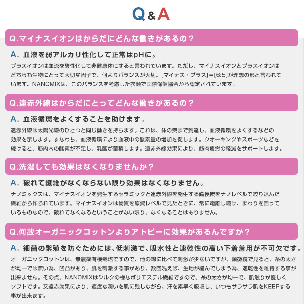 ナノミックス Q&A