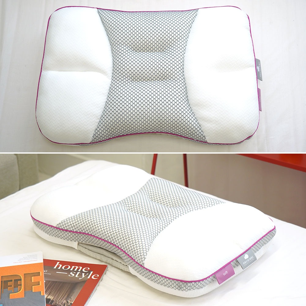 ロマンス小杉 necorobiまくら やわらか マイクロファイバーわた ピンク イメージ