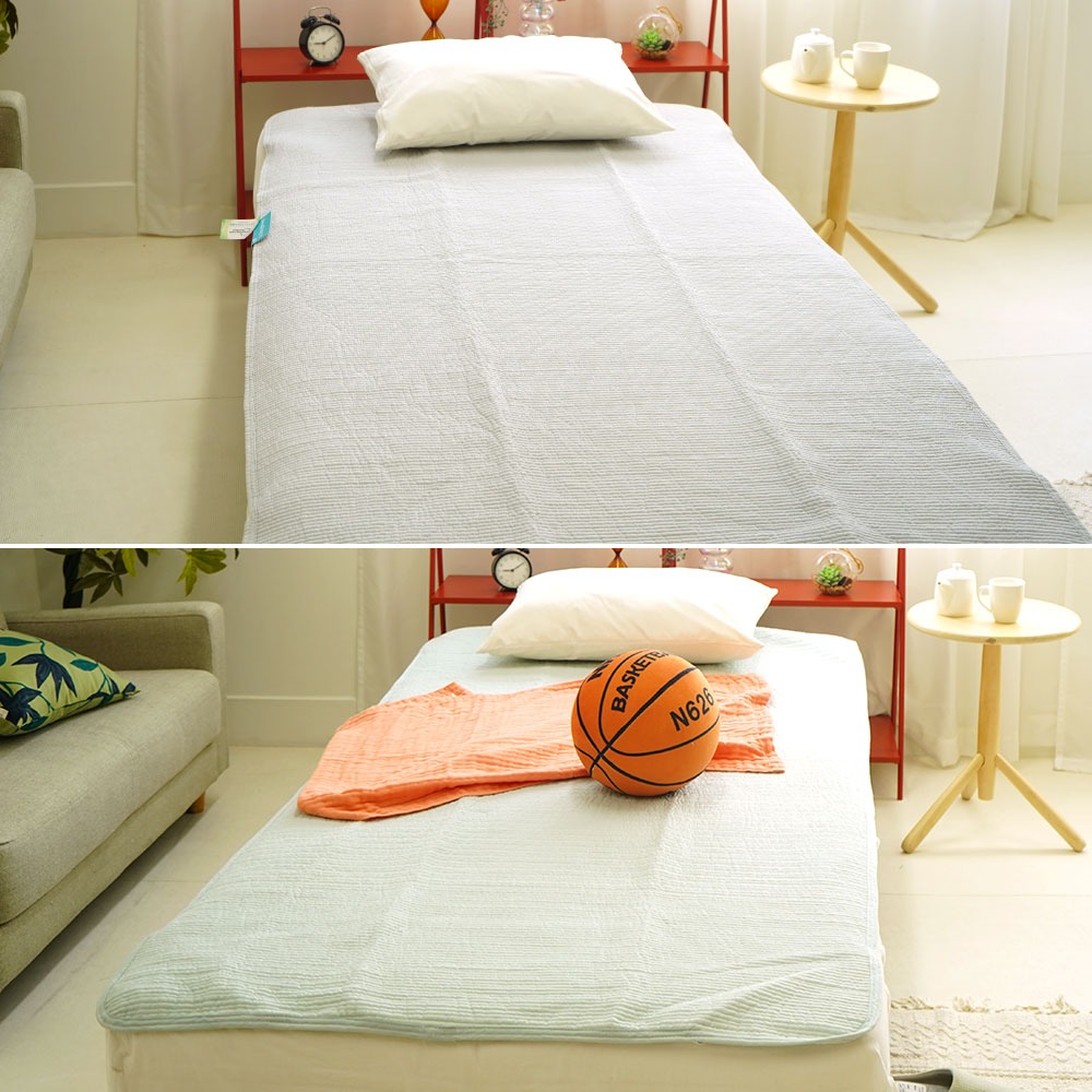 ヌビ 水洗い加工 敷パッド イメージ