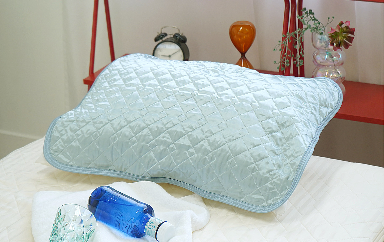 シルク枕パッド使用イメージ